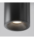 Zoom 11.5cm Round Outdoor Surface Mounted Downlight Black IP65 1xGU10-2