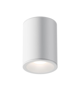 Zoom 11.5cm Round Outdoor Surface Mounted Downlight White IP65 1xGU10-1
