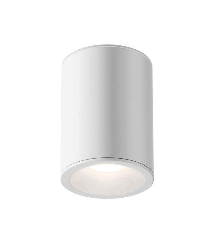 Zoom 11.5cm Round Outdoor Surface Mounted Downlight White IP65 1xGU10-1
