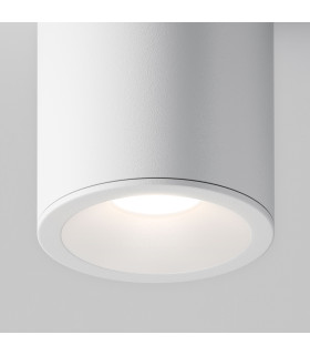 Zoom 11.5cm Round Outdoor Surface Mounted Downlight White IP65 1xGU10-2