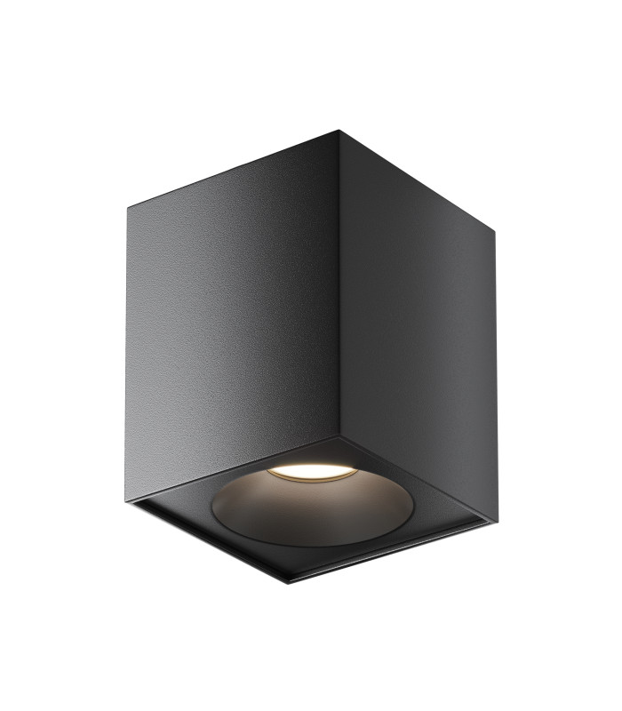 Zoom Yes Outdoor Surface Mounted Downlight Black IP65 1xGU10-1