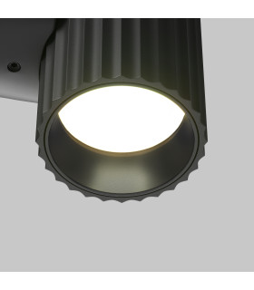 Calipso Outdoor Wall Down Lamp Black 1xGU10-2