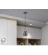 Erika Dome Pendant Ceiling Light Black Copper 1xE27-1