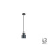 Erika Dome Pendant Ceiling Light Black Copper 1xE27-4
