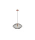 Melany Wire Frame Pendant Ceiling Light Black, Copper 1xE27
