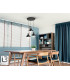 Irias Cluster Pendant Ceiling Light Black Copper 3xE27-2