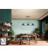 Irias Bar Pendant Ceiling Light Black Copper 3xE27-2