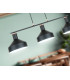 Irias Bar Pendant Ceiling Light Black Copper 3xE27-3