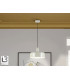 Alessia Dome Pendant Ceiling Light Matt Pearl 1xE27-1