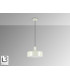 Alessia Dome Pendant Ceiling Light Matt Pearl 1xE27-4