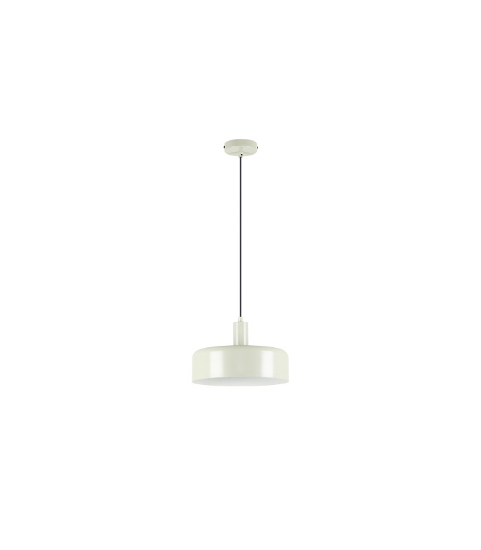 Alessia Dome Pendant Ceiling Light Matt Pearl 1xE27-5