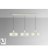Alessia Bar Pendant Ceiling Light Matt Pearl 3xE27-2