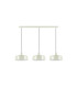 Alessia Bar Pendant Ceiling Light Matt Pearl 3xE27-5