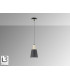 Gisela Dome Pendant Ceiling Light Black Brass 1xE27-3