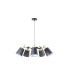 Gisela Multi Arm Pendant Ceiling Light Black Brass 5xE27-4