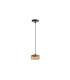 Olaia Slim Pendant Ceiling Light Black, Amber 1xGX53 3000K 660lm