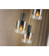 Venize Cluster Pendant Ceiling Light Black Smoke 3xE27-3