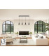 Venize Bar Pendant Ceiling Light Black Smoke 4xE27-2