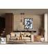 Nimes Slim Pendant Ceiling Light Black Brown 1xGU10-2