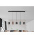 Nimes Bar Pendant Ceiling Light Black 5xGU10-1