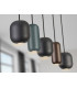 Nimes Bar Pendant Ceiling Light Black 5xGU10