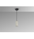 Nimes Slim Pendant Ceiling Light Black Grey 1xGU10-3