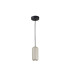 Nimes Slim Pendant Ceiling Light Black Grey 1xGU10-4