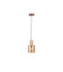 Venize Slim Pendant Ceiling Light Copper Amber 1xE27-4