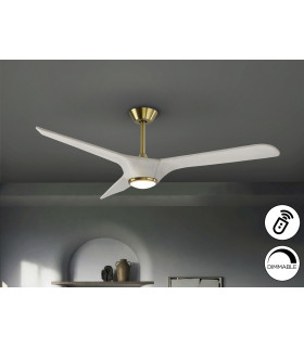 Alisios Ceiling Fan White Bronze LED 2700-5000K-1