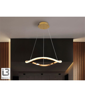 Naos Pendant Ceiling Light Rose Gold LED 3000K-1