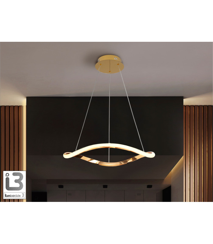 Naos Pendant Ceiling Light Rose Gold LED 3000K-1