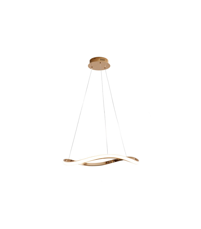 Naos Pendant Ceiling Light Rose Gold LED 3000K-5