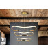 Naos Triple Ring Pendant Ceiling Light Rose Gold LED 3000K-1