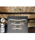 Naos Triple Ring Pendant Ceiling Light Rose Gold LED 3000K Dimmable Remote Control-1