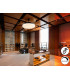 Vento Maxi Ceiling Fan Black LED 3000-6500K Dimmable-2