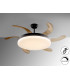 Vento Maxi Ceiling Fan Black LED 3000-6500K Dimmable-5