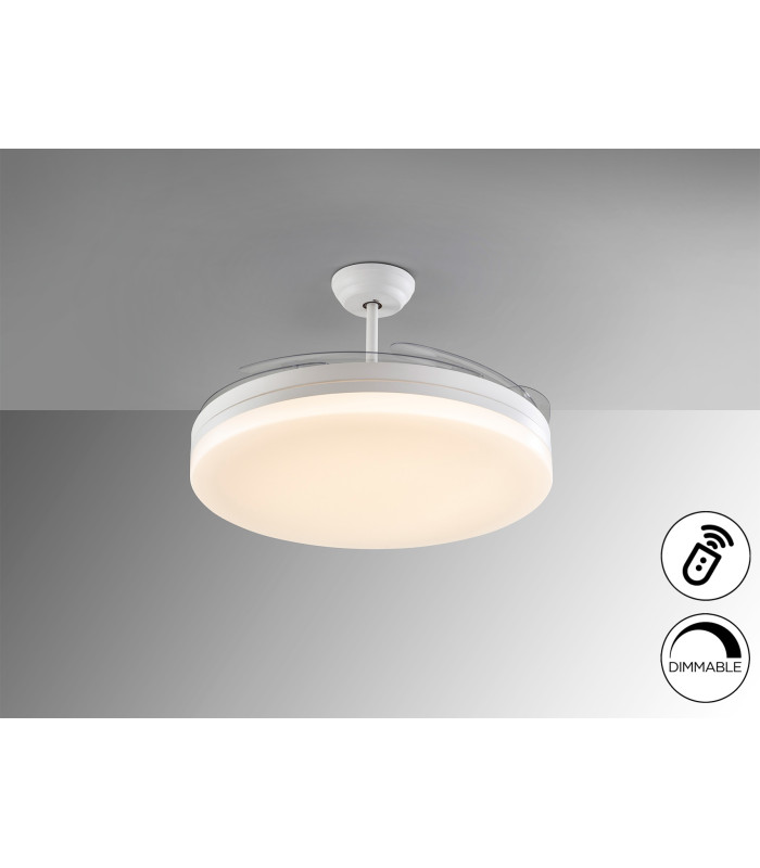 Vento Maxi Ceiling Fan White LED 3000-6500K Dimmable-3