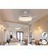 Vento Maxi Ceiling Fan Black White Bronze LED 3000-6500K Dimmable-2