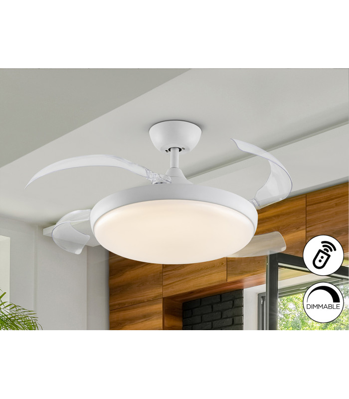 Venturi Ceiling Fan White LED 2700-5000K-1