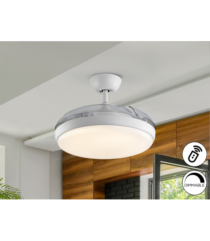 Venturi Ceiling Fan White LED 2700-5000K-2