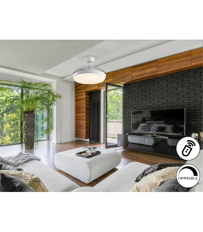 Venturi Ceiling Fan White LED 2700-5000K-4