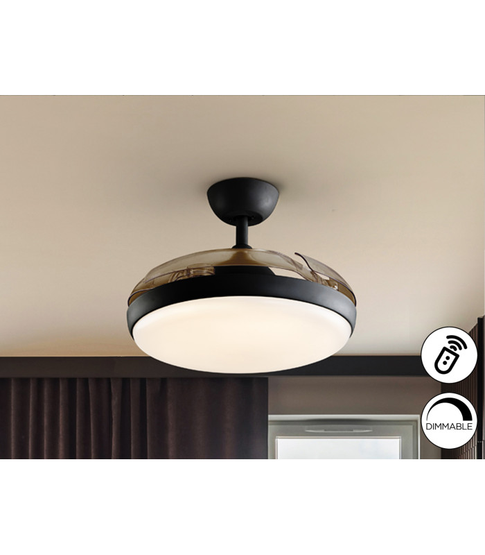 Venturi Ceiling Fan Black LED 2700-5000K-2