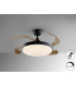 Venturi Ceiling Fan Black LED 2700-5000K