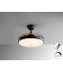 Venturi Ceiling Fan Black LED 2700-5000K