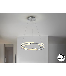 Ciclos Pendant Ceiling Light Chrome LED 3000K-1