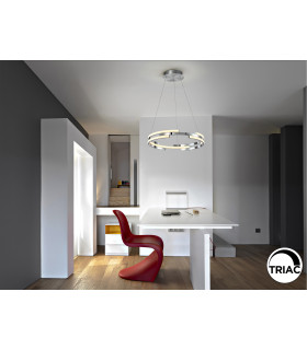 Ciclos Pendant Ceiling Light Chrome LED 3000K-2