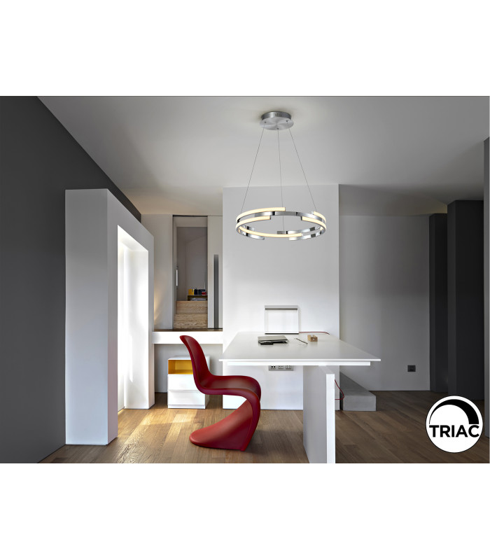 Ciclos Pendant Ceiling Light Chrome LED 3000K-2