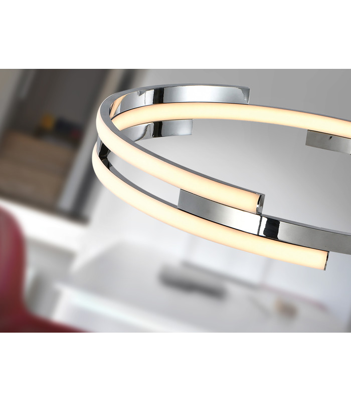 Ciclos Pendant Ceiling Light Chrome LED 3000K-3