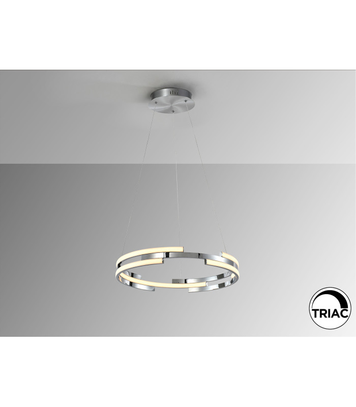 Ciclos Pendant Ceiling Light Chrome LED 3000K-4