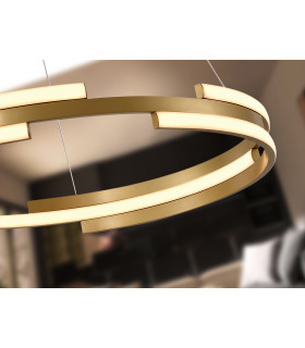 Ciclos Pendant Ceiling Light Gold LED 3000K-2